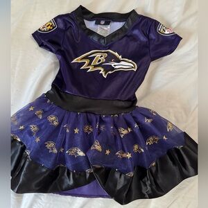 Little girls Baltimore Ravens dress/tutu